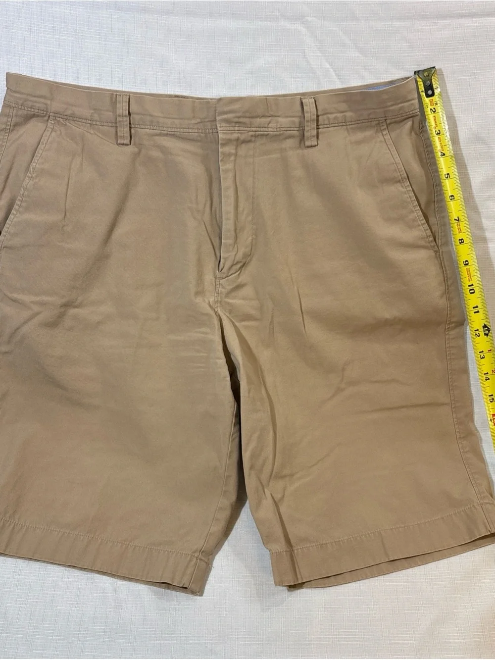 J. Crew Men's Flat Front Chino Shorts - Tan